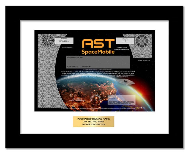 AST SpaceMobile Stock - One Share