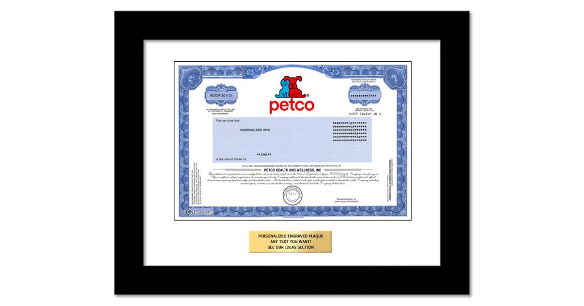 Petco engraving store