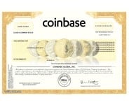 Coinbase Stock - One Share