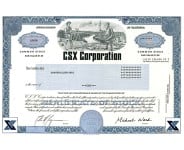 CSX - Replica Stock Certificate