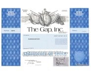 Gap - Replica Stock Certificate