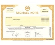 Michael Kors (Capri) Stock - One Share