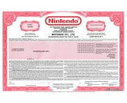 Nintendo Stock - One Share (Not Sellable)