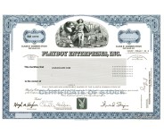 Playboy Enterprises Collectible Stock Certificate