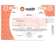 Reddit - Replica Stock Certificate