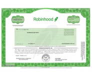 Robinhood - Replica Stock Certificate