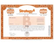 Strategy - Replica Stock Certificate