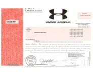 Under Armour Stock - One Share